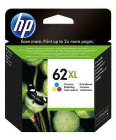HP 62XL ORIGINAL HIGH (XL) YIELD CYAN, MAGENTA, YELLOW