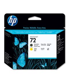 HP ΚΕΦΑΛΉ ΕΚΤΎΠΩΣΗΣ NO.72 MATTE BLACK & YELLOW (C9384A) (HPC9384A)