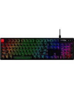 HYPERX ALLOY ORIGINS PBT HX AQUA MECHANICAL FULL SIZE GAMING KEYBOARD (US LAYOUT) - BLACK - 639N5AA