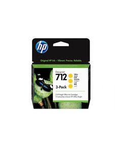 HP ΜΕΛΆΝΙ INKJET NO.712 YELLOW 3-PACK (3ED79A) (HP3ED79A)