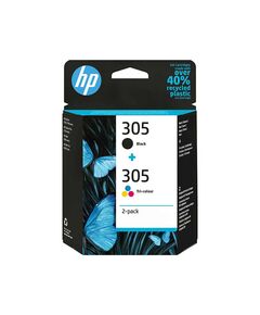 HP ΜΕΛΆΝΙ INKJET 305 2-PACK BLACK/COLOR (6ZD17AE) (HP6ZD17AE)