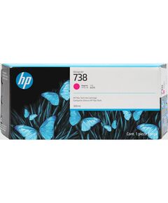 HP ΜΕΛΆΝΙ INKJET NO.738 300-ML MAGENTA DESIGNJET (676M7A) (HP676M7A)