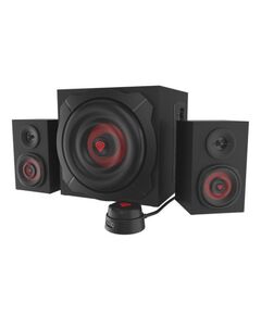 GENESIS GAMING SPEAKERS HELIUM 610BT, 60W RMS, 2.1 BLACK WIRED REMOTE CONTROL (NCS-1408) (GNSNCS-1408)