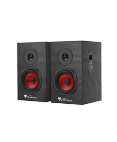 GENESIS GAMING SPEAKERS HELIUM 200, 2.0 BLACK. WOOD (NCS-1305) (GNSNCS-1305)