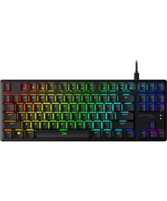 HYPERX ALLOY ORIGINS CORE PBT HX AQUA MECHANICAL TENKEYLESS GAMING KEYBOARD (US LAYOUT) - BLACK - 639N9AA