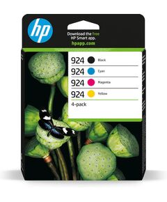 HP 924 CMYK ORIGINAL INK CARTRIDGE 4-PACK