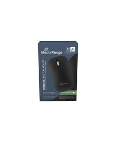 MEDIARANGE OPTICAL 4-BUTTON WIRELESS.SCROLL-WHEEL,1.000 - 2.400 DPI,BT VER. 5.0), BLACK (MROS267)