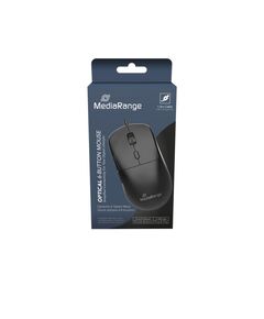 MEDIARANGE WIRED OPTICAL 6-BUTTON MOUSE, SCROLL-WHEEL,800 - 2.400 DPI,1.5M USB-C CABLE, BLACK (MROS271)