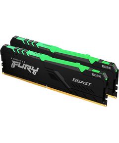 KINGSTON MEMORY KF432C16BB2AK2/16FURY BEAST RGB DDR4, 3200MT/S, 16GB,KIT OF 2, RGB