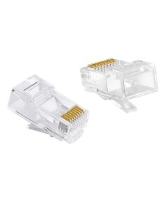 POWERTECH ΒΎΣΜΑ RJ45 CAB-N446, CAT 6/6A UTP, ΔΙΆΦΑΝΟ, 50ΤΜΧ