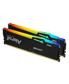 KINGSTON MEMORY  KF560C36BBE2AK2-32 FURY BEAST BLACK RGB DDR5, 6000MT/S, 32GB KIT OF 2 EXPO