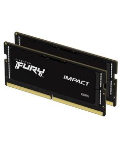 KINGSTON MEMORY  KF556S40IBK2-32 FURY IMPACT DDR5, 5600MT/S, 32GB SODIMM KIT
