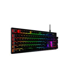 HYPERX ALLOY ORIGINS PBT HX BLUE MECHANICAL FULL SIZE GAMING KEYBOARD (US LAYOUT) - BLACK - 639N4AA