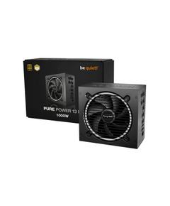 BEQUIET PSU PURE POWER 13M 1000W BP028EU, GOLD CERTIFIED, MODULAR CABLES, EXCEPIONALLY QUIET, 12CM FAN, 10YW.