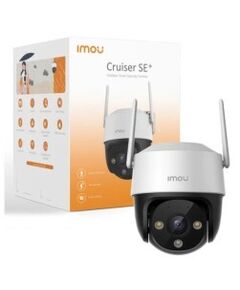 IMOU IP CAMERA CRUISER SE+ 3MP IPC-K7CP-3H1WE, OUTDOOR, 1/2.8" 3MP CMOS, H.265/H.264, 8X DIGITAL ZOOM, 3.6MM LENS, PTZ, NIGHT VISION 30M, WIFI, ETHERNET, IP66, MIC&SPEAKER, 110DB SIREN, BUILT IN SPOTLIGHT, MICRO SD, SMART TRACKING, ONVIF, DC12V, 2YW.