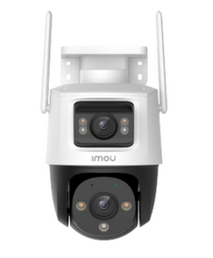 IMOU IP CAMERA CRUISER DUAL 10MP IPC-S7XP-10M0WED-0360B-IMOU, OUTDOOR, 5MP FIXED & 5 MP PAN&TILT PTZ CAMERA, H.265/H.264, 8X DIGITAL ZOOM,WIFI, ETHERNET 100MBPS, MICRO SD UP TO 256GB SLOT, MIC&SPEAKER, 2 WAY TALK, BUILT IN SIREN, DC 12V, 2YW.