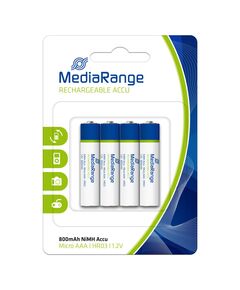 ΕΠΑΝΑΦΟΡΤΙΖΌΜΕΝΗ ΜΠΑΤΑΡΊΑ MEDIARANGE NIMH ACCUS AAA 1.2V (HR03) (4 PACK) (MRBAT120)