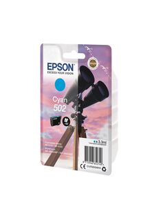 EPSON ΜΕΛΆΝΙ INKJET 502 CYAN (C13T02V24010) (EPST02V240)