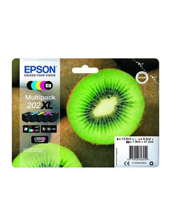 EPSON ΜΕΛΆΝΙ INKJET 202XL MULTIPACK (C13T02G74010) (EPST02G740)