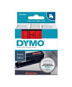 ΤΑΙΝΊΑ ΕΤΙΚΕΤΟΓΡΆΦΟΥ DYMO STANDARD 40917 9 MM X 7 M (ΜΑΎΡΑ ΓΡΆΜΜΑΤΑ ΣΕ ΚΌΚΚΙΝΟ ΦΌΝΤΟ) (S0720720) (DYMO40917)