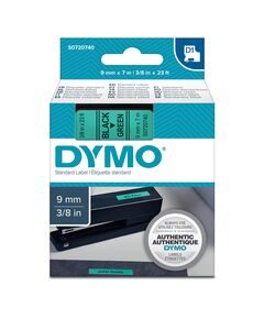 ΤΑΙΝΊΑ ΕΤΙΚΕΤΟΓΡΆΦΟΥ DYMO STANDARD 40919 9 MM X 7 M (ΜΑΎΡΑ ΓΡΆΜΜΑΤΑ ΣΕ ΠΡΆΣΙΝΟ ΦΌΝΤΟ) (S0720740) (DYMO40919)