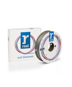 REAL PLA SATIN 3D PRINTER FILAMENT - SATIN SILVER - SPOOL OF 0.05KG - 1.75MM (REALPLASATINSILVER500MM175)