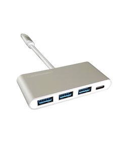 LC-POWER USB 3.0 HUB 3 -PORT USB-C(SILVER) ( LC-HUB-C-PD-2) ( LCHUB-C-PD-2)