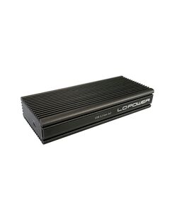 LC-POWER ΘΉΚΗ ΓΙΑ M.2 NVME SSD ΜΕ ΣΎΝΔΕΣΗ TYPE-C USB 3.2 (ΜΑΎΡΟ) (LC-M2-C-NVME-2X2) (LCM2-C-NVME-2X2)