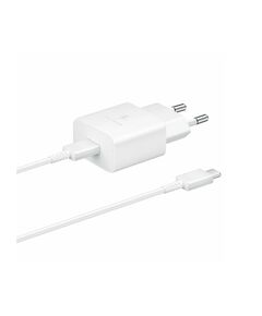 SAMSUNG FAST TRAV. CHARGER 15W+CABLE WHI