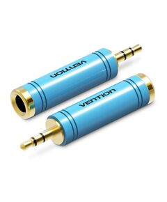 VENTION 3.5MM MALE TO 6.5MM FEMALE AUDIO ADAPTER BLUE METAL TYPE (VAB-S04-L) (VENVAB-S04-L)