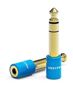 VENTION 6.5MM MALE TO 3.5MM FEMALE AUDIO ADAPTER BLUE (VAB-S01-L) (VENVAB-S01-L)
