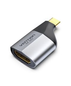 VENTION TYPE-C TO HDMI ADAPTER GRAY ALUMINUM ALLOY TYPE (TCDH0) (VENTCDH0)
