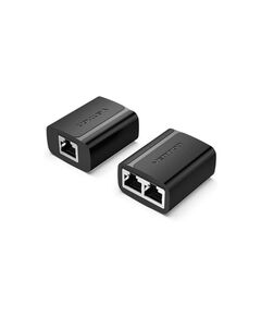 VENTION RJ45 SPLITTER ADAPTER BLACK PVC TYPE (IPTB0) (VENIPTB0)