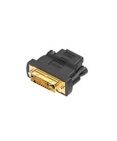 VENTION DVI (24+1) MALE TO HDMI FEMALE ADAPTER BLACK (ECDB0) (VENECDB0)