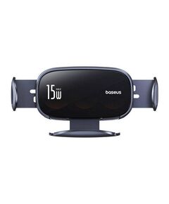 BASEUS CAR HOLDER WITH INDUCTIVE CHARGER LIGHTCHASER BLACK (C40355901111-00) (BASC40355901111-00)