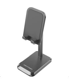VENTION HEIGHT ADJUSTABLE DESKTOP SMARTPHONE STAND BLACK ALUMINUM ALLOY TYPE (KCQB0) (VENKCQB0)