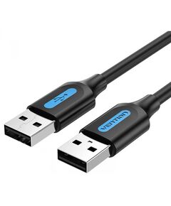 VENTION USB 2.0 A MALE TO A MALE CABLE 0.5M BLACK PVC TYPE (COJBD) (VENCOJBD)