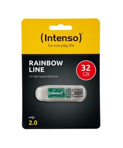 INTENSO USB 2.0 STICK 32GB RAINBOW LINE TRANSPARENT (3502480) (NSO3502480)