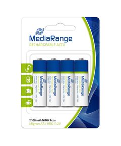 ΕΠΑΝΑΦΟΡΤΙΖΌΜΕΝΗ ΜΠΑΤΑΡΊΑ MEDIARANGE NIMH ACCUS AA 1.2V (HR6) (4 PACK) (MRBAT121)