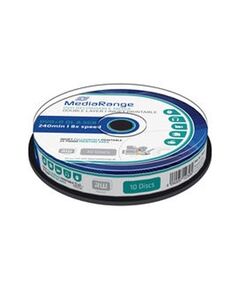 MEDIARANGE DVD+R DUAL LAYER 240' 8.5GB 8X INKJET FULLSURFACE PRINTABLE CAKE BOX X 10 (MR468)
