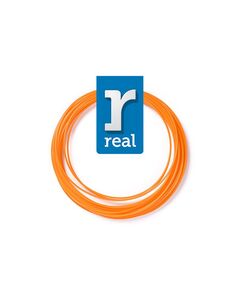 REAL PLA 3D PEN FILAMENT ORANGE 10 M - 1.75 MM (REAL3DPFPLAORANGE10MM175)