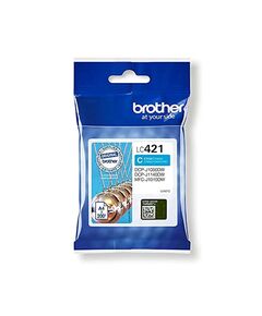 BROTHER ΜΕΛΆΝΙ INKJET LC-421 CYAN (LC-421C) (BRO-LC-421C)