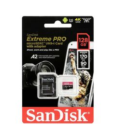 SANDISK EXTREME PRO MICROSDXC 128GB CLASS 10 U3 V30 A2 UHS-I ΜΕ ΑΝΤΆΠΤΟΡΑ