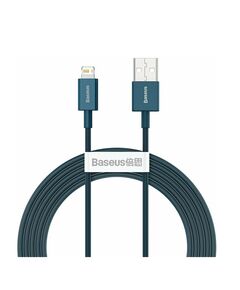 BASEUS LIGHTNING SUPERIOR SERIES CABLE, FAST CHARGING, DATA 2.4A, 1M BLUE (CALYS-A03) (BASCALYS-A03)