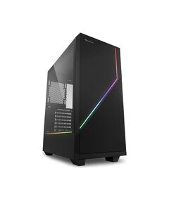SHARKOON RGB FLOW GAMING MIDI TOWER COMPUTER CASE BLACK (20930144) (SHR20930144)