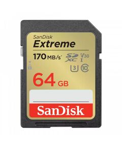 SANDISK EXTREME SDXC 64GB CLASS 10 U3 V30 UHS-I