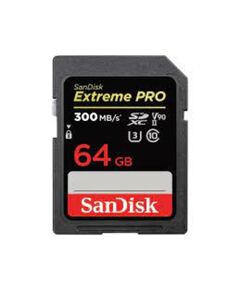 SANDISK EXTREME PRO SDXC 64GB CLASS 10 U3 V90 UHS-II