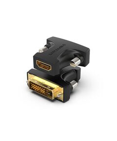 VENTION HDMI FEMALE TO DVI (24+1) MALE ADAPTER BLACK (AILB0) (VENAILB0)