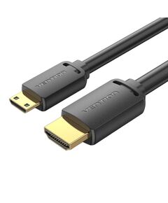 VENTION MINI HDMI TO HDMI 4K HD CABLE 1M BLACK (AGHBF) (VENAGHBF)