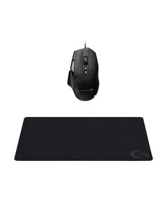 LOGITECH MOUSE GAMING WIRED G502X BLACK & MOUSEPAD G240